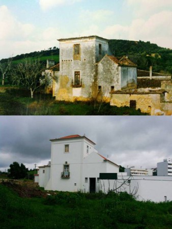 A.sotero.Frazão | Outra vista lateral do Centro Comunitário, como era e como ficou depois de recuperada.